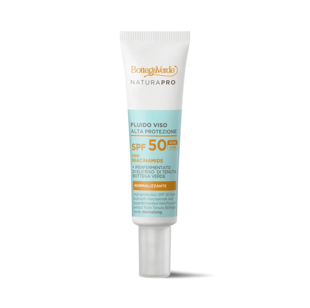 BOTTEGA VERDE SOL - NATURA PRO - POMIRITVENI FLUID ZA OBRAZ SPF50 25ML VISOKA ZAŠČITA