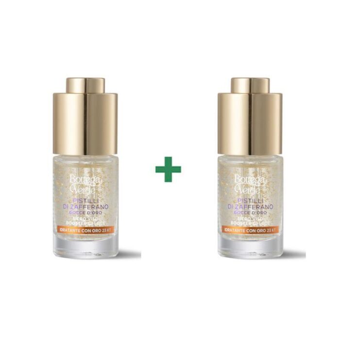 SET PISTILLI DI ZAFFERANO - GOLDEN DROPS SERUM ZA OBRAZ ZA VEČJI SIJAJ 10ML