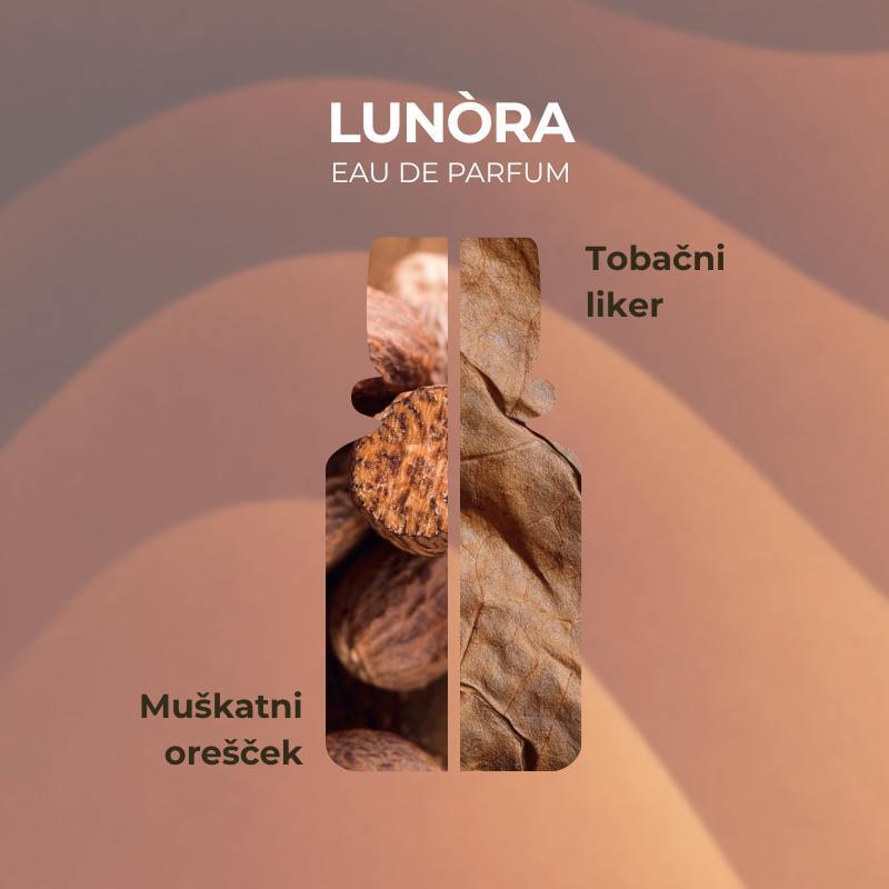 MOMENTI DI TOSCANA - LUNORA - LIQUEUR TOBACCO & NUTMEG PARFUMSKA VODICA EDP 50ML - slika 2