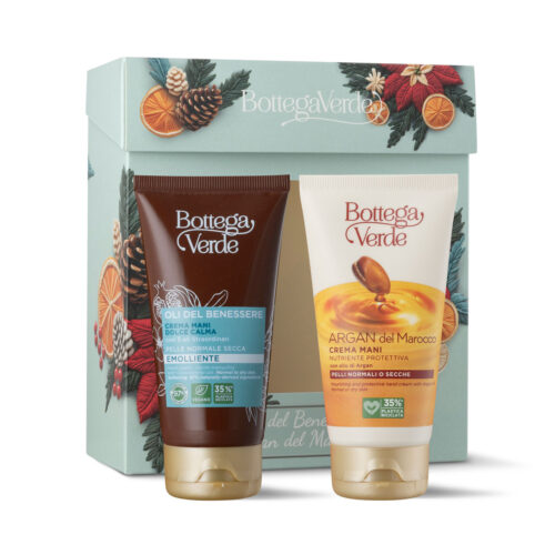 DARILNI PAKET - MAROŠKI ARGAN/OLI DEL BENESSERE KREMA ZA ROKE
