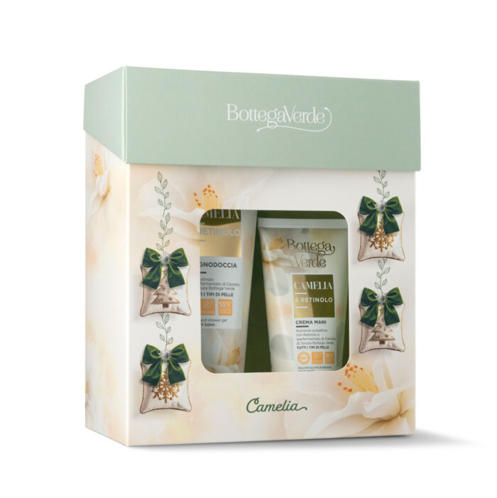 DARILNI PAKET - CAMELIA IN RETINOL PAPER BOX - slika 2