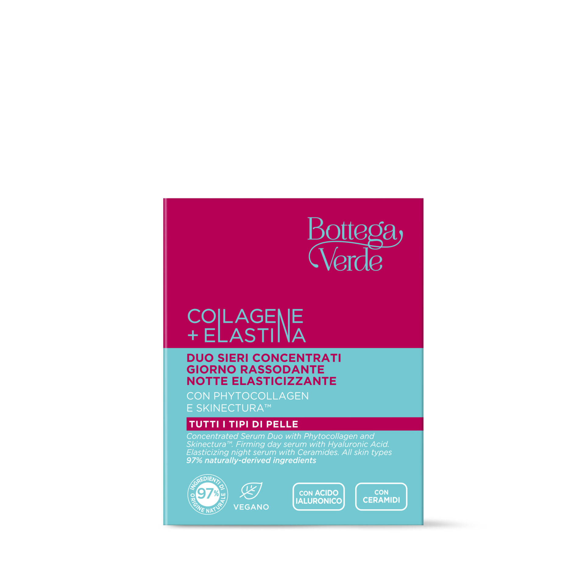 COLLAGEN ELASTINA - KONCENTRIRAN SERUM ZA OBRAZ DUO ZA VSE TIPE KOŽE 15+15ML - slika 4