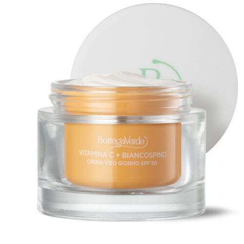 VITAMIN C+ IN IZVLEČEK GLOGA - DNEVNA KREMA ZA OBRAZ SPF50 50ML