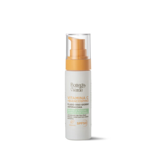 VITAMIN C+ IN IZVLEČEK GLOGA - DNEVNI FLUID ZA OBRAZ SPF50 30ML