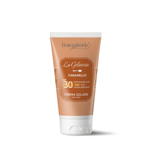 LA GELATERIA - KARAMELA - KREMA ZA SONČENJE SPF30 150ML - VISOKA ZAŠČITA