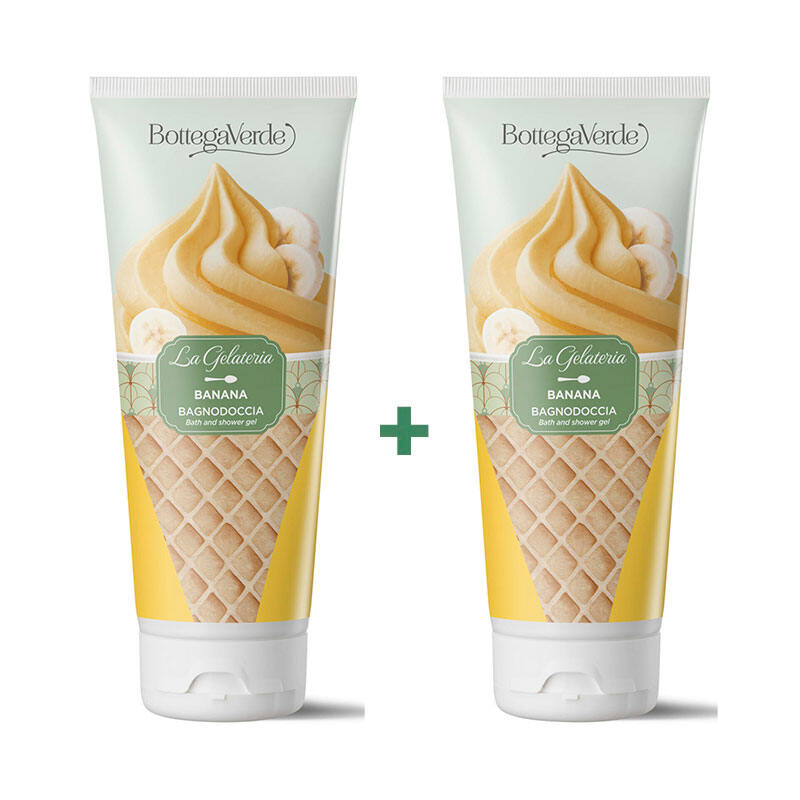 SET LA GELATERIA - BANANA - 2 V 1 PRHANJE IN KOPEL 200ML