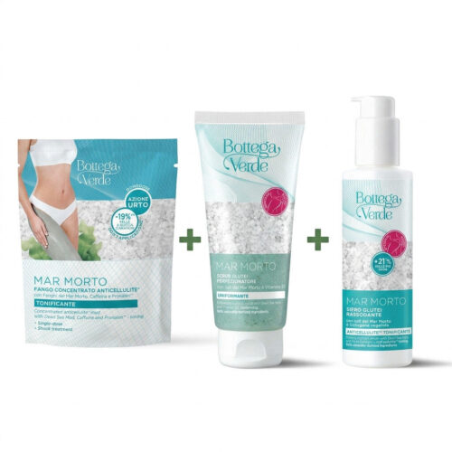Set Mrtvo morje - serum za učvrstitev zadnjice 150ML + koncentrirano anticelulitno blato 100ml + piling za krepitev zadnjice 100ML