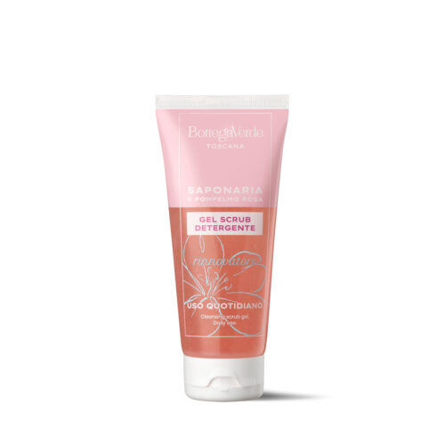 Saponaria in roลพnata grenivka โ ฤistilni piling gel za obraz, 100 ml