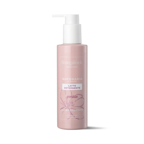 Saponaria in slez โ ultra neลพno ฤistilno mleko za obraz, 200 ml