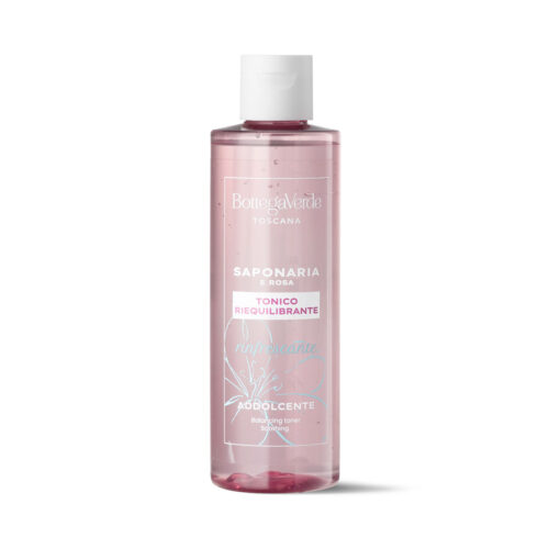 Saponaria in vrtnica โ uravnoteลพujoฤ, pomirjujoฤ in osveลพilni tonik za obraz, 200 ml